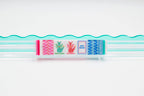 Melamine Crystal Prism Mahjong Tile Set 166 Tiles Blue 1.25"×0.9"×0.7"