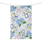 Mahjong Hydrangea Kitchen Towel Mahj