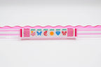 Melamine Crystal Prism Mahjong Tile Set 166 Tiles Pink 1.25"×0.9"×0.7"
