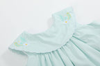 Misty Blue Fuzzy Chickies Dress