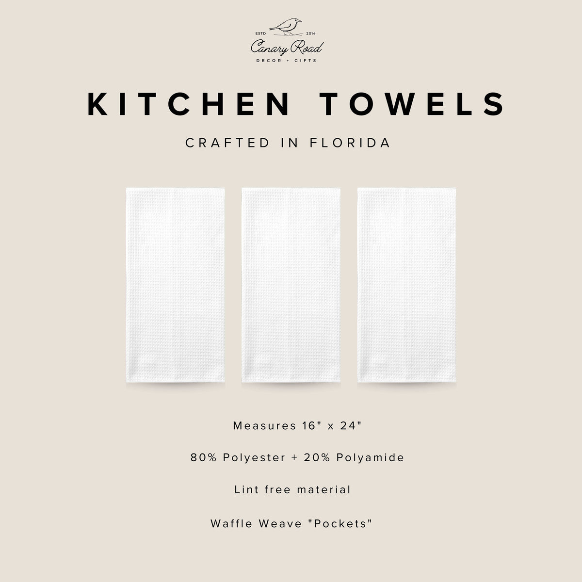 Mahjong Sayings Kitchen Towel Tile