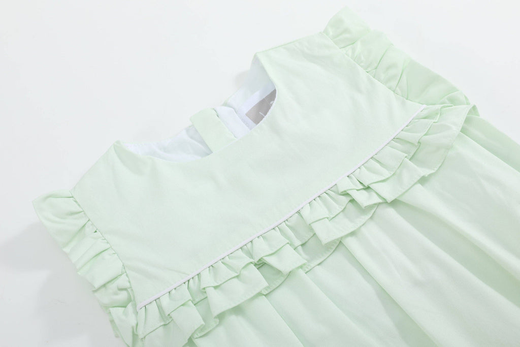 Mint Green Ruffle Jumper Romper