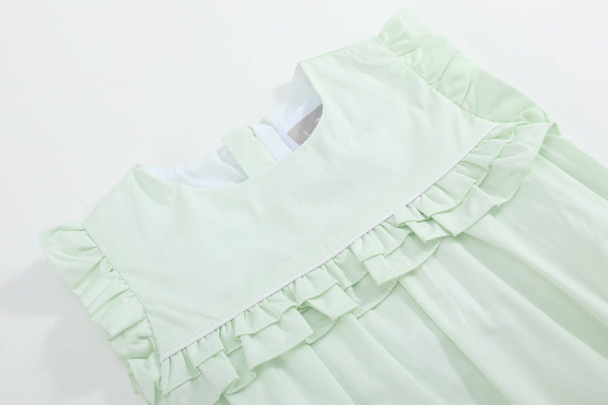 Mint Green Ruffle Jumper Romper