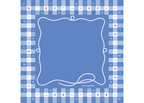 Natural Rubber Gingham Mahjong Mat 34"×34"