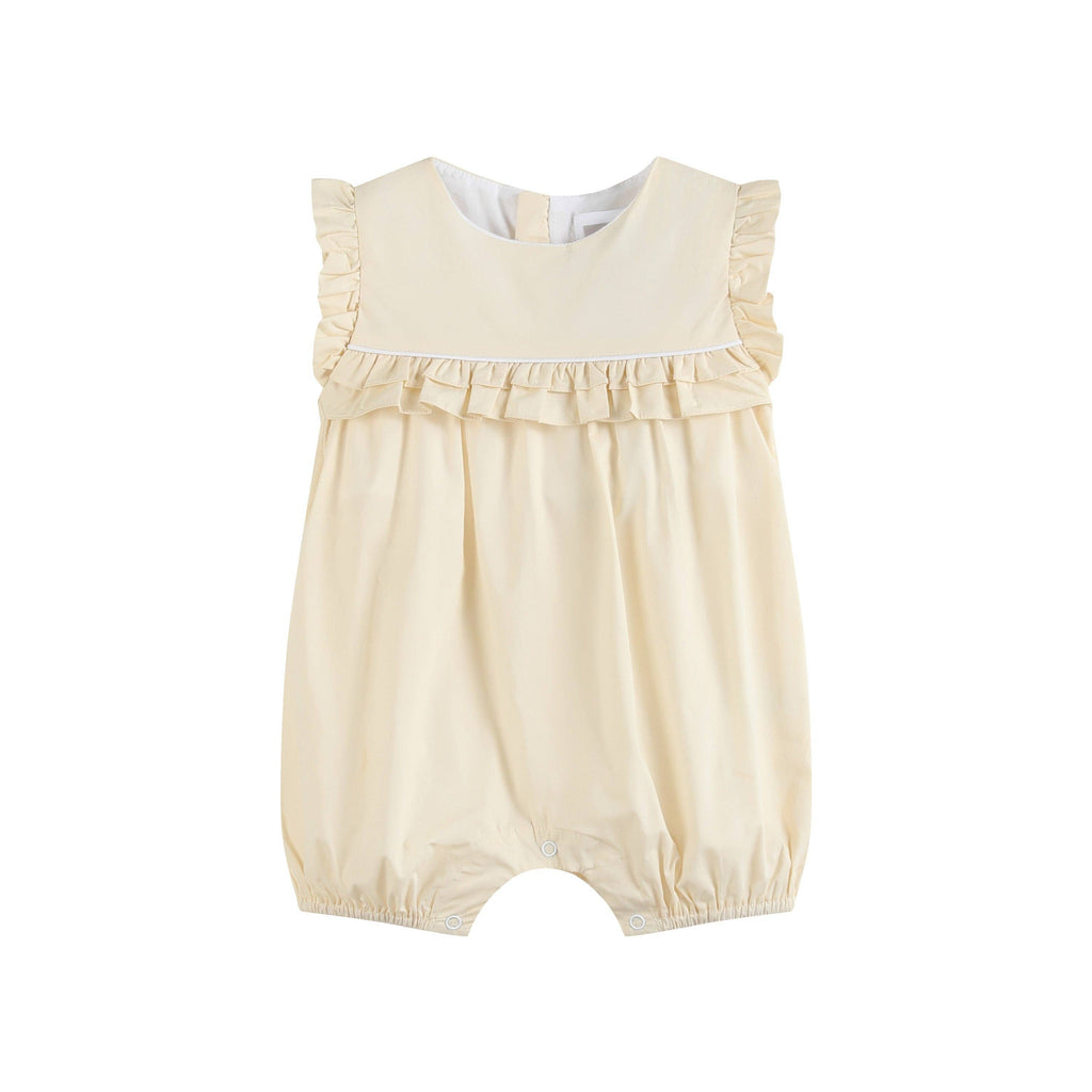 Light Yellow Ruffle Jumper Romper