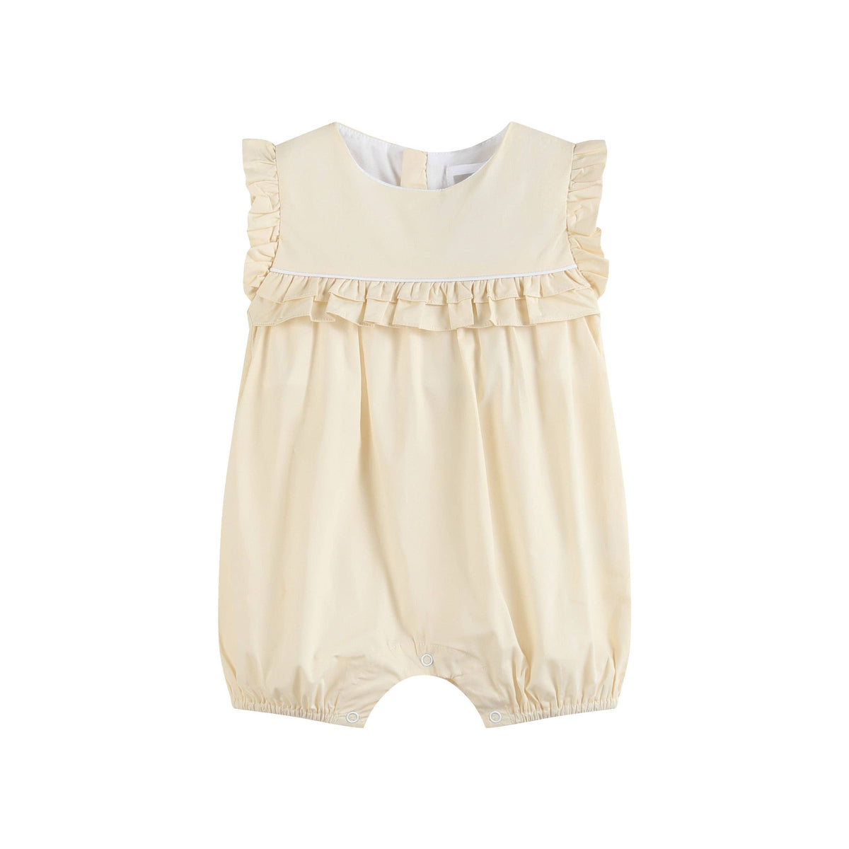 Light Yellow Ruffle Jumper Romper