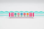 Melamine Crystal Prism Mahjong Tile Set 166 Tiles Pink 1.25"×0.9"×0.7"