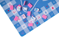 Natural Rubber Gingham Mahjong Mat 34"×34"
