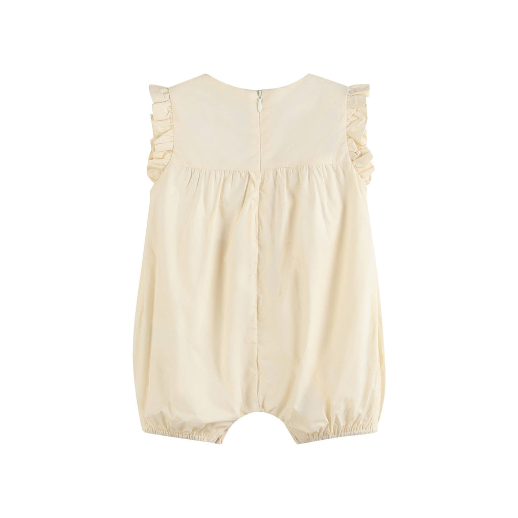 Light Yellow Ruffle Jumper Romper