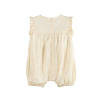 Light Yellow Ruffle Jumper Romper
