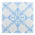 Neoprene Blue Bird Butterfly Motif Mahjong Mat 33"×33"