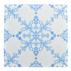 Neoprene Blue Bird Butterfly Motif Mahjong Mat 33"×33"