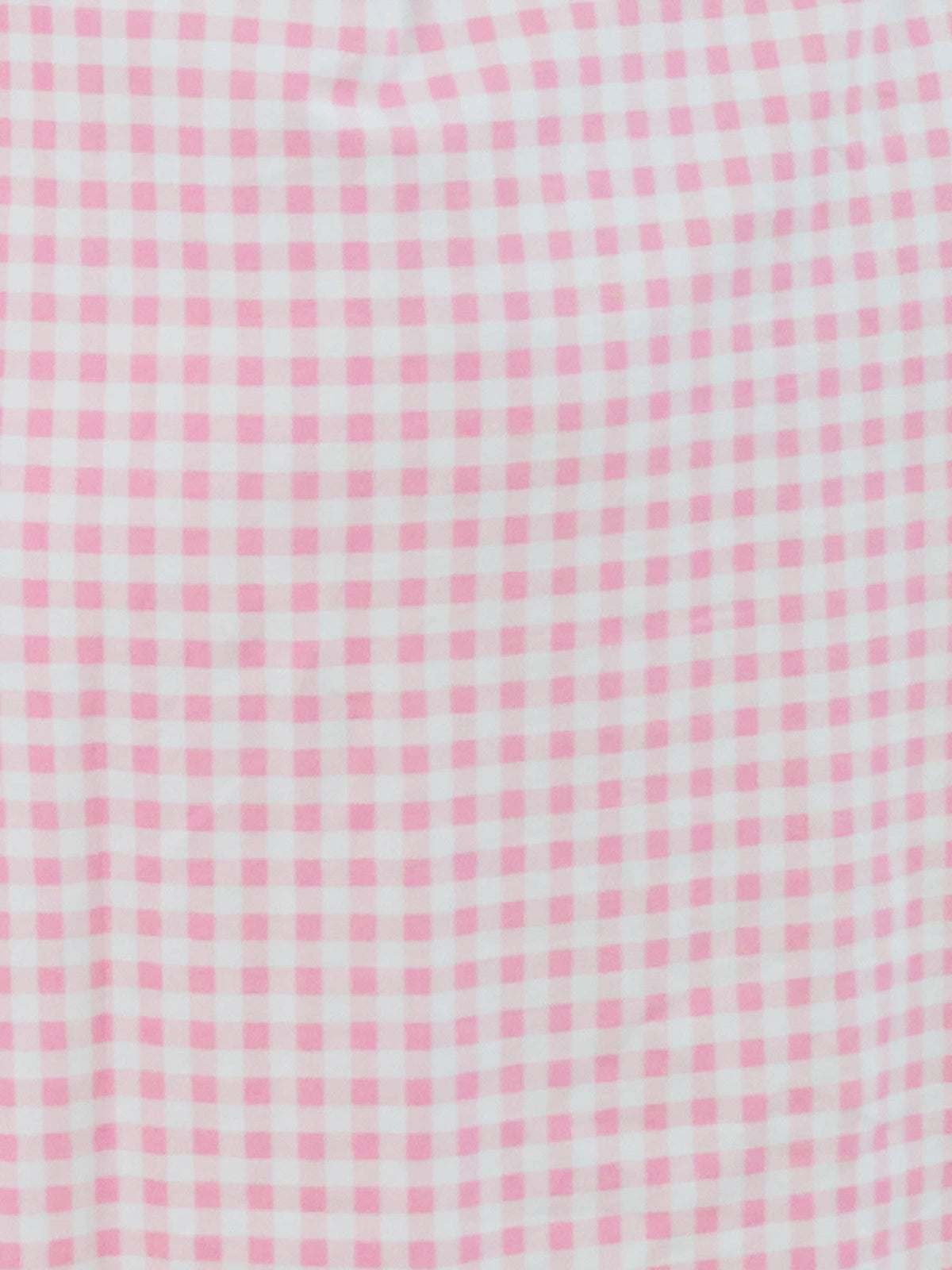 SoftSnooze™ Baby Girls Cotton Modal Pink Gingham Ruffle Knotted Sleep Gown & Bow Hat Set