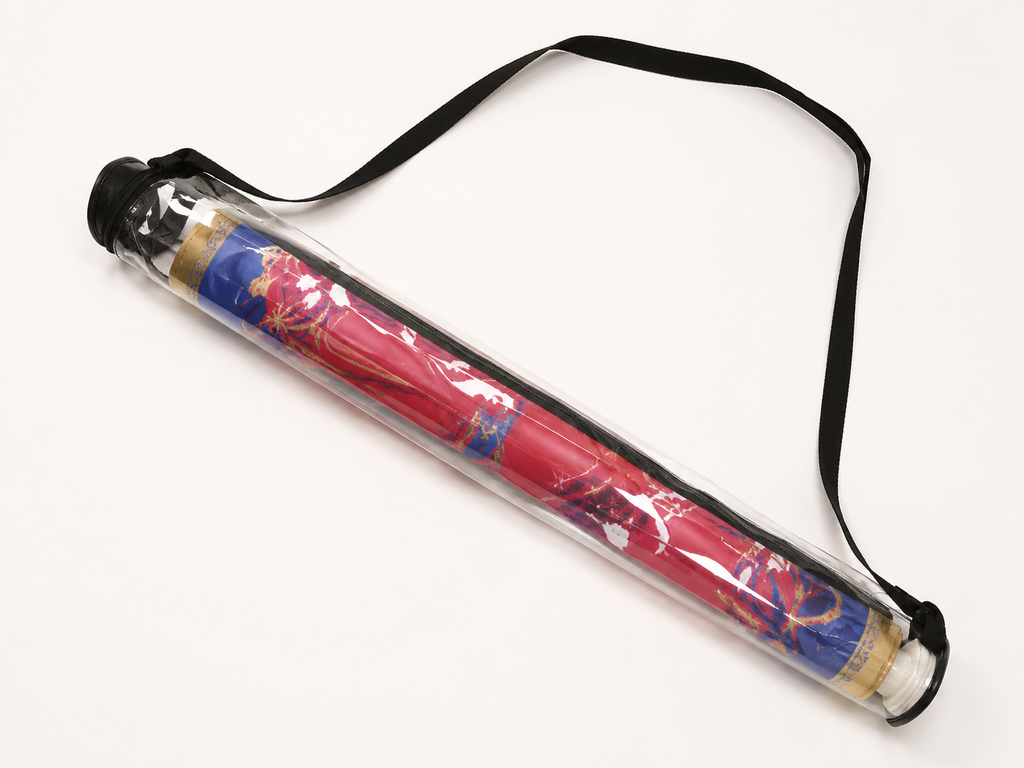 PVC Clear Mahjong Mat Travel Bag 34.25" Diameter