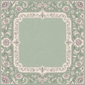 Neoprene Sage Lavender Lattice Mahjong Mat 36"×36"