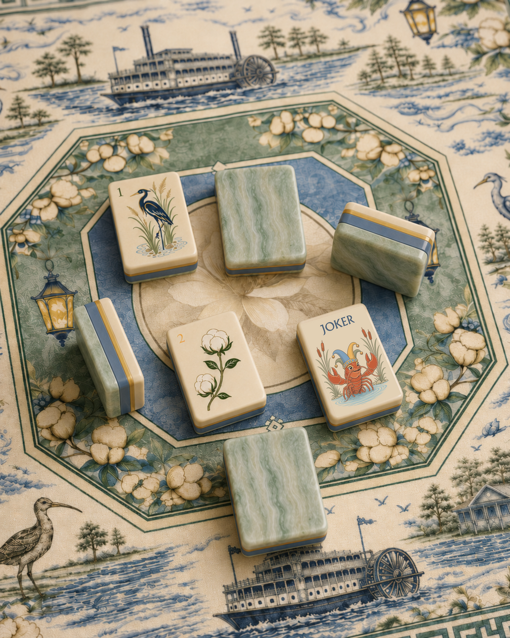 The Mahjestic South Mahjong Mat — Art Edition — Preorder
