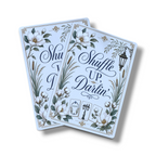 Printed PVC Mahjong Tile Shufflers Set of 2 | 5"×7"