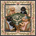 The Doodle Soirée — Doodle Mahjong Mat | Paws & Tiles Collection - PREORDER