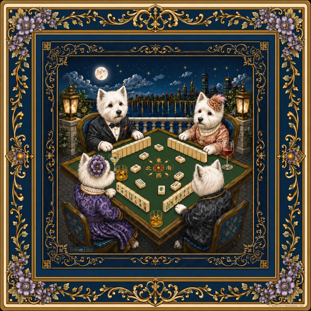 The White Tie Affair Mahjong Mat|Collection - PREORDER
