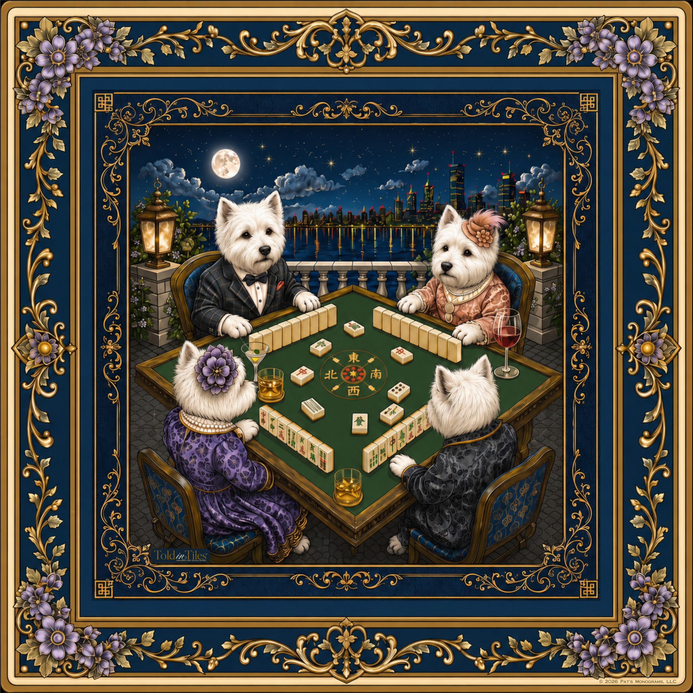 The White Tie Affair Mahjong Mat|Collection - PREORDER