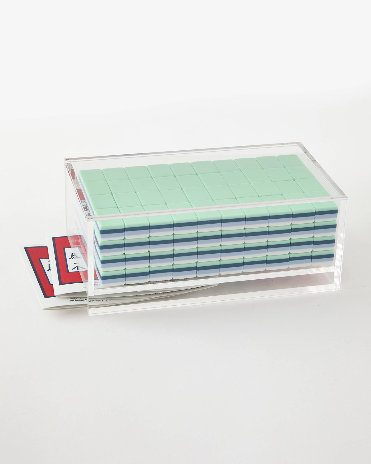 Mahjong Box- Clear lid