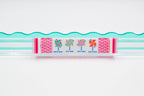 Melamine Crystal Prism Mahjong Tile Set 166 Tiles Pink 1.25"×0.9"×0.7"