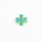 Melamine Mini Travel Mahjong Set 160 Tiles with Bag Green