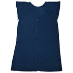 Navy Blue Maternity Mommy Labor and Delivery/ Nursing Gown
