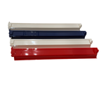 Acrylic Mahjong Rack and Pusher Set of 4 18.5" Solid Colors